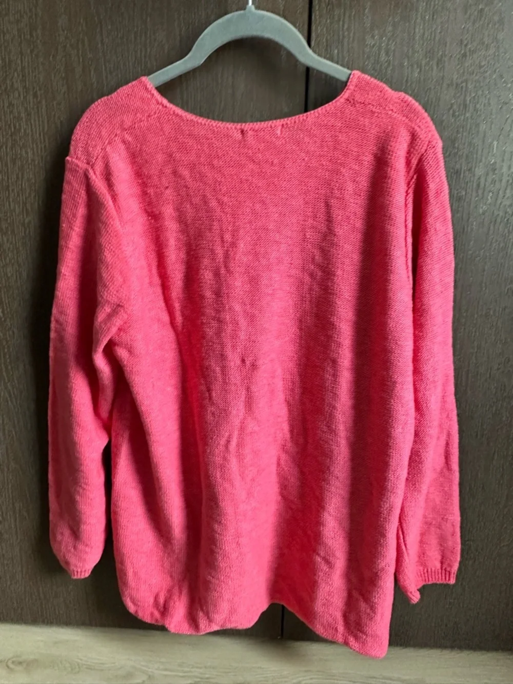 Avalin Pink Crewneck Knit Sweater for Women - Picture 3 of 3